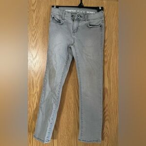 Gray boys jeans skinny stretchy size 7